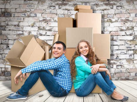 Removal truck hire service for Barnsbury home moves on a local residential street