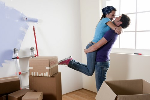 Furniture removal arranged for a flat with narrow stairs in Barnsbury