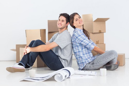 Period terrace home access typical of Barnsbury removals