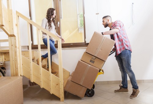 Careful furniture moving support for a Barnsbury property